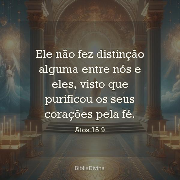 Atos 15:9