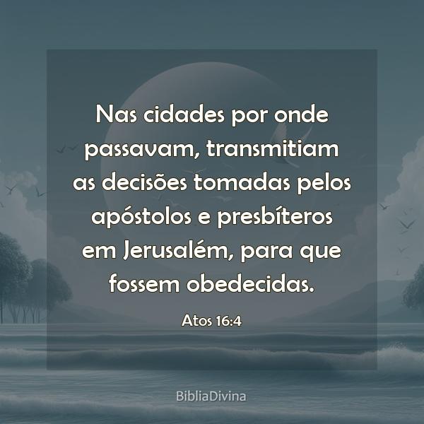 Atos 16:4