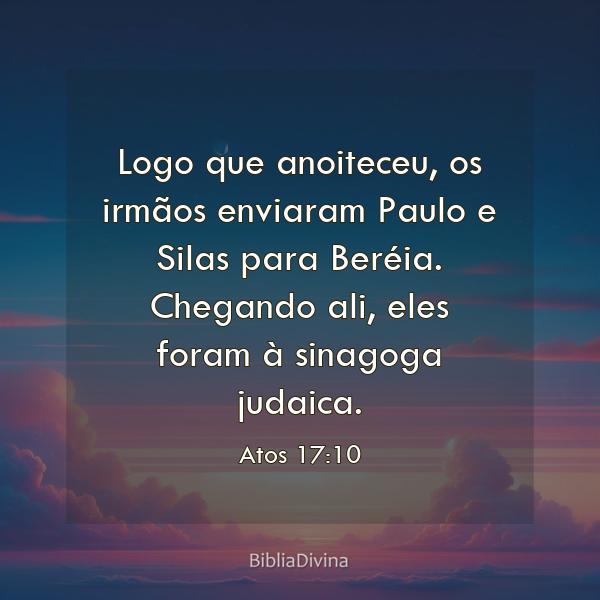 Atos 17:10