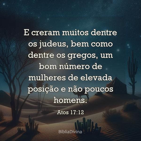 Atos 17:12