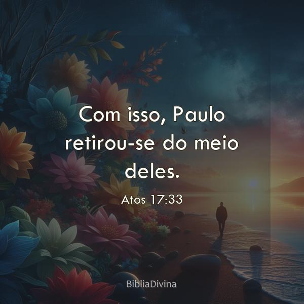 Atos 17:33