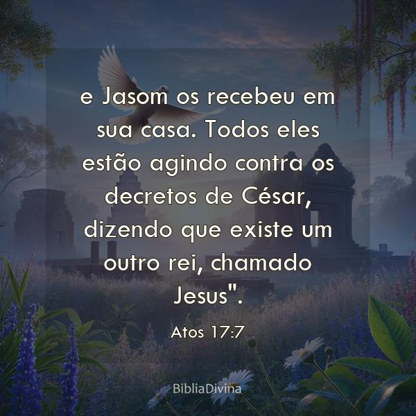 Atos 17:7