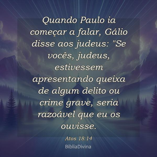 Atos 18:14