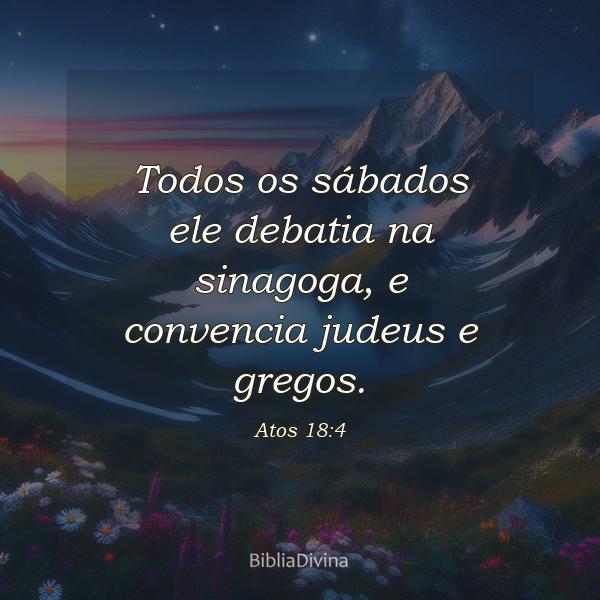 Atos 18:4