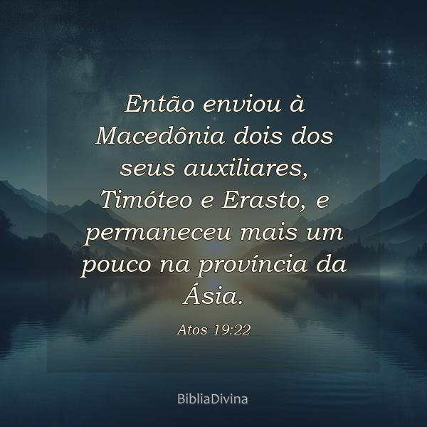 Atos 19:22