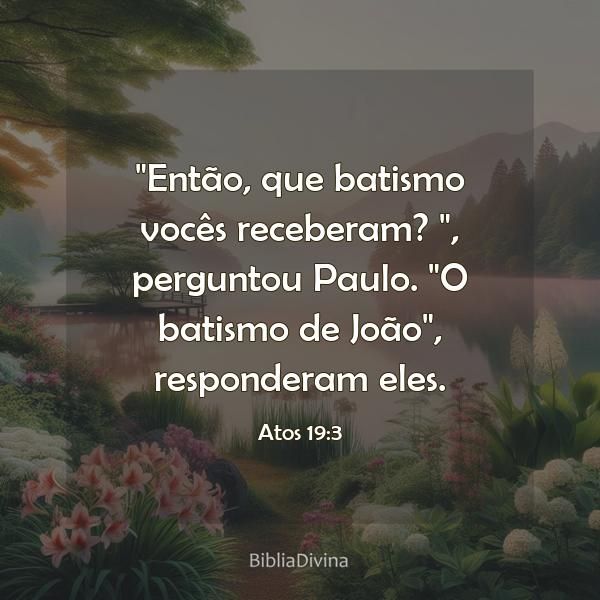 Atos 19:3