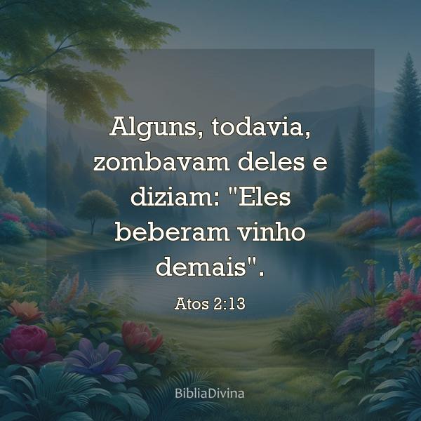 Atos 2:13