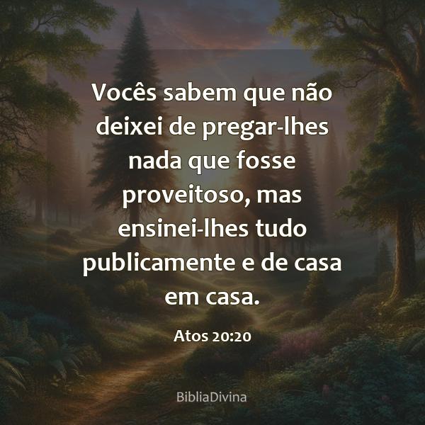 Atos 20:20