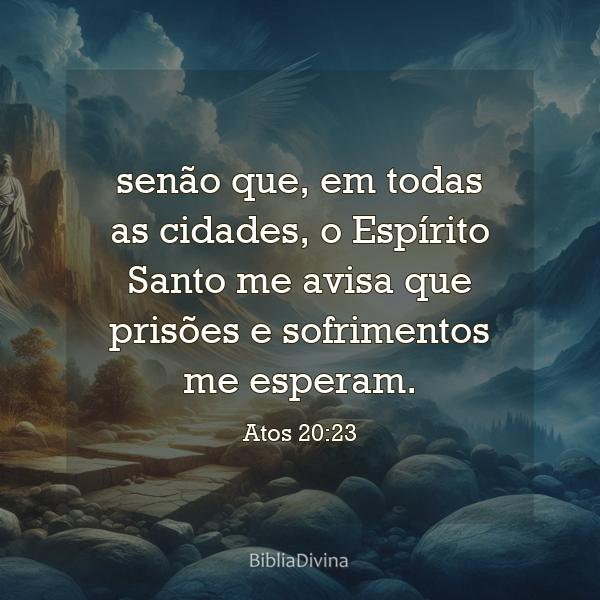 Atos 20:23