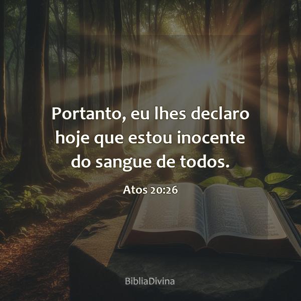 Atos 20:26