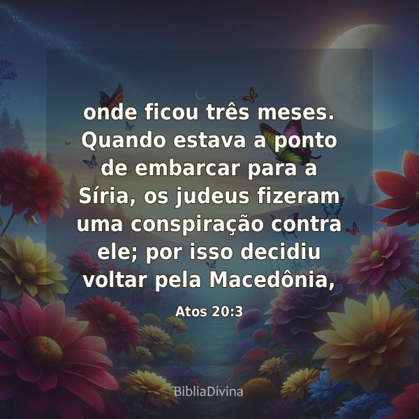 Atos 20:3