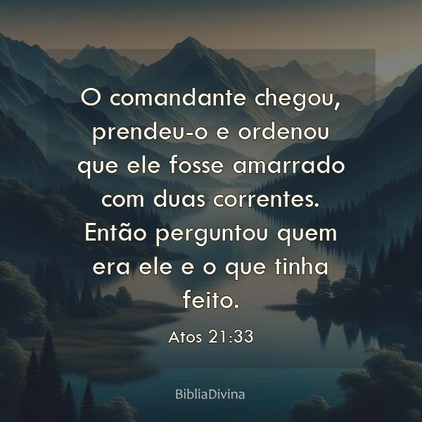 Atos 21:33