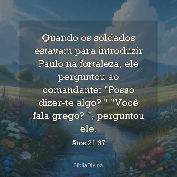 Atos 21:37