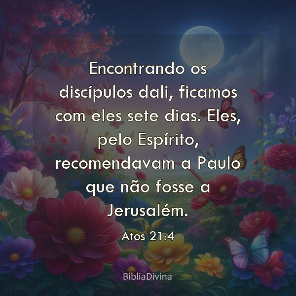 Atos 21:4