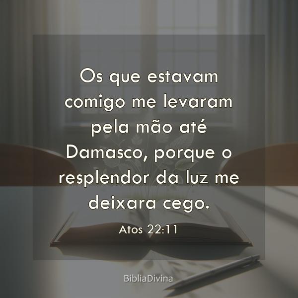 Atos 22:11