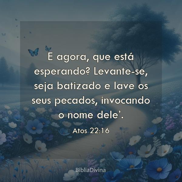 Atos 22:16