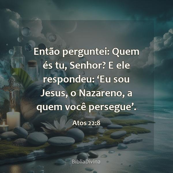 Atos 22:8