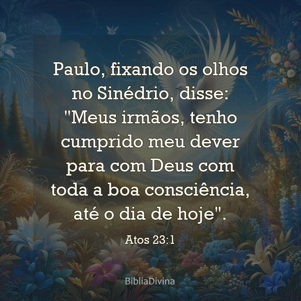 Atos 23:1