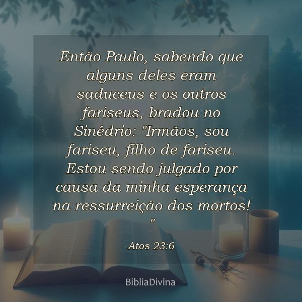 Atos 23:6