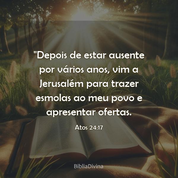 Atos 24:17