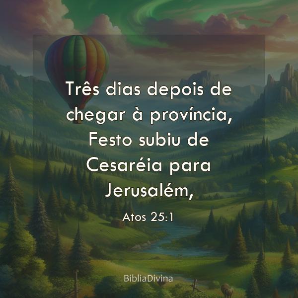 Atos 25:1