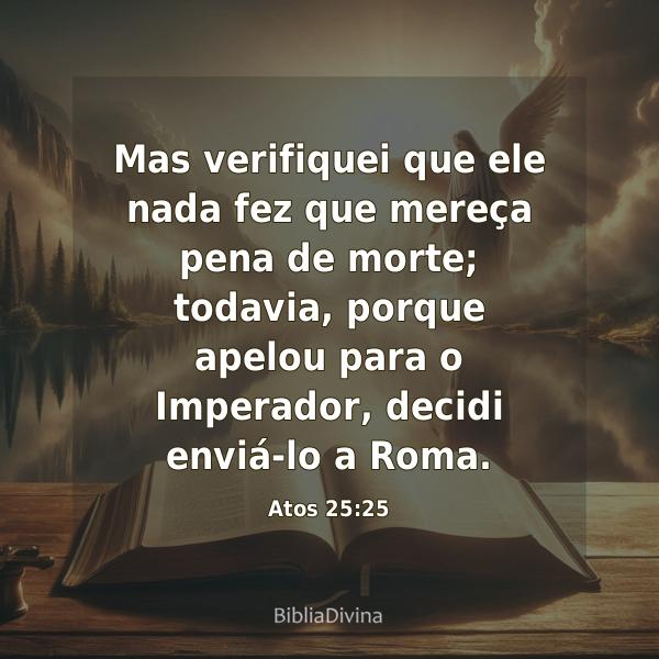 Atos 25:25