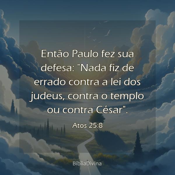 Atos 25:8