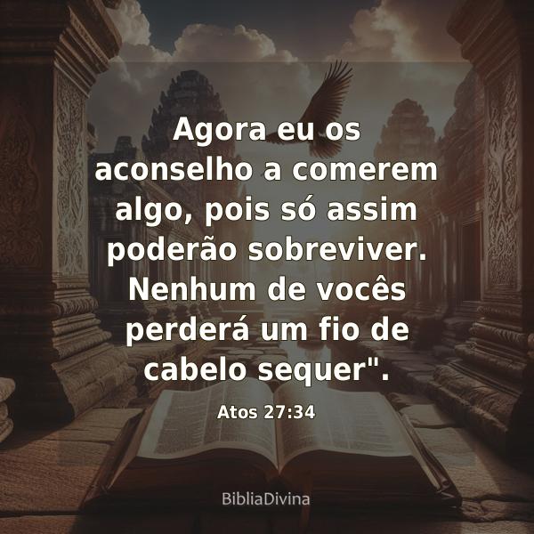 Atos 27:34