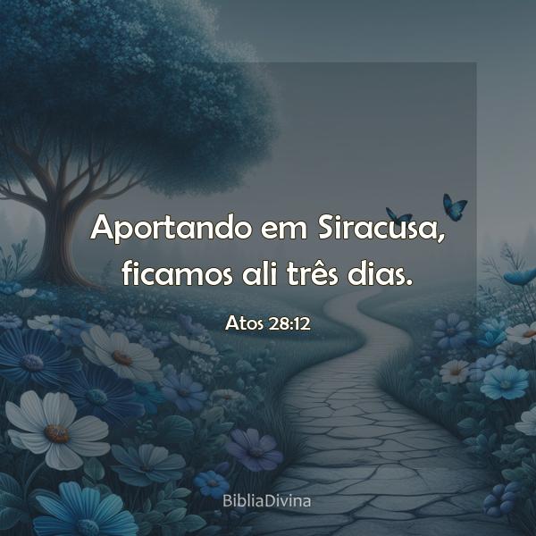 Atos 28:12