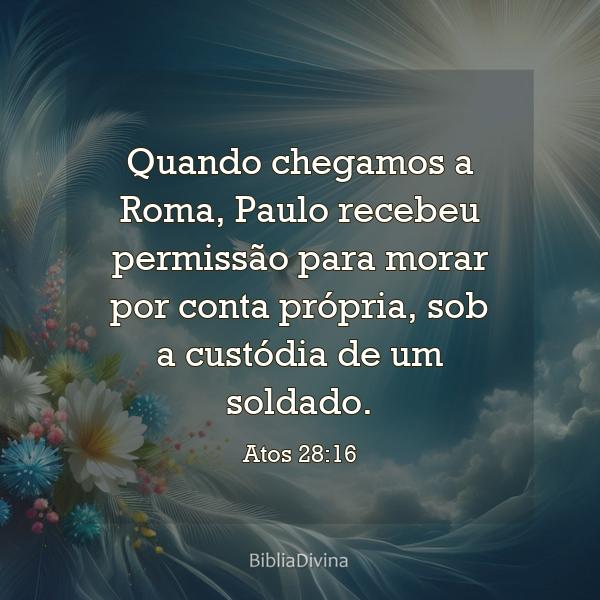 Atos 28:16