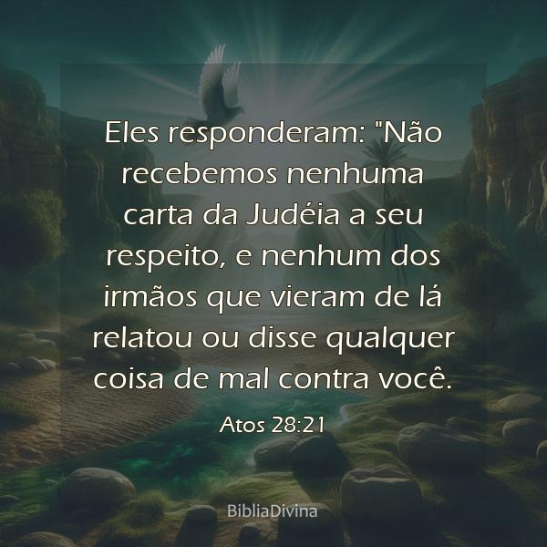 Atos 28:21