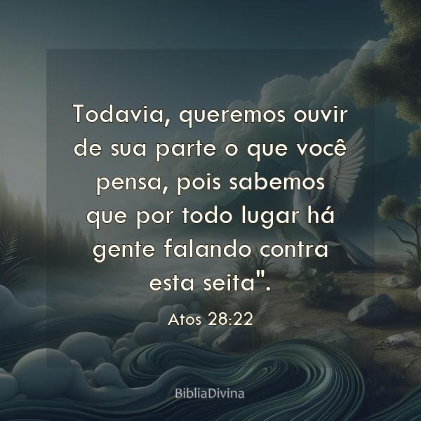 Atos 28:22