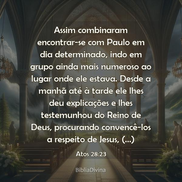 Atos 28:23