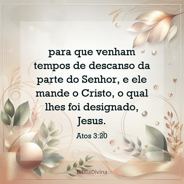 Atos 3:20