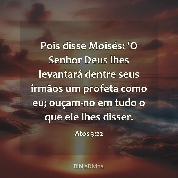 Atos 3:22