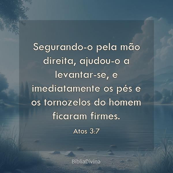 Atos 3:7