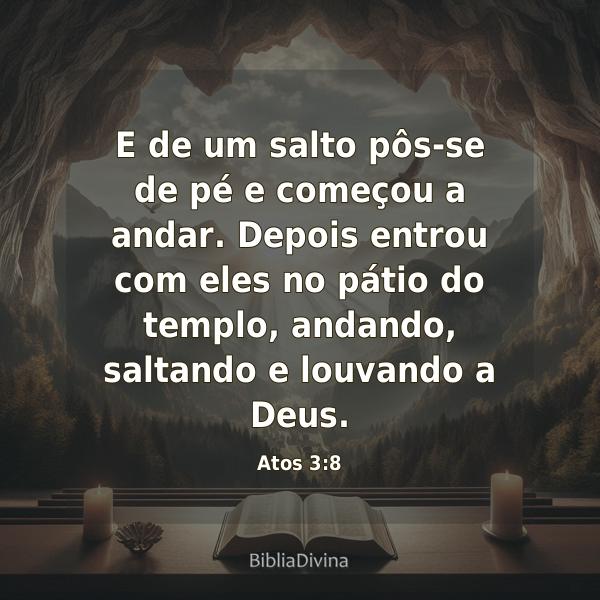 Atos 3:8