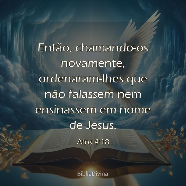 Atos 4:18