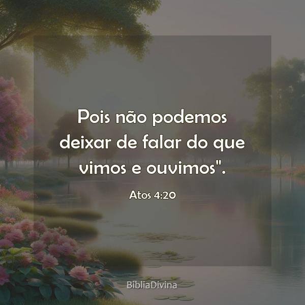 Atos 4:20