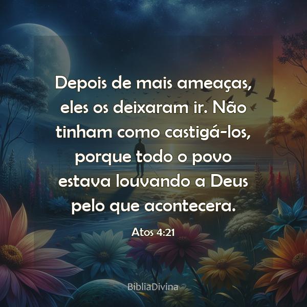 Atos 4:21