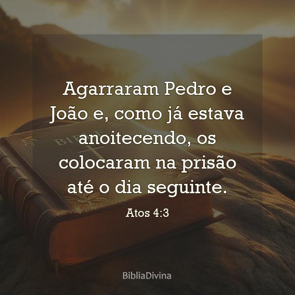 Atos 4:3