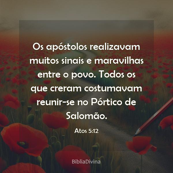 Atos 5:12