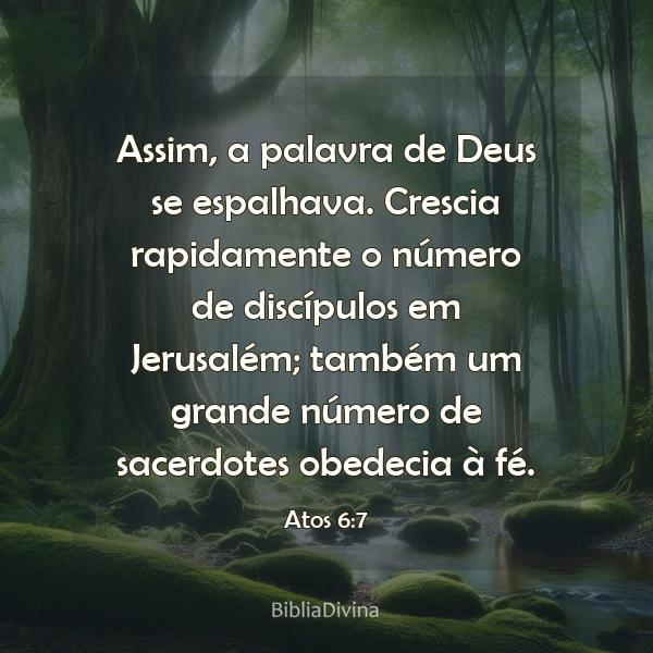 Atos 6:7