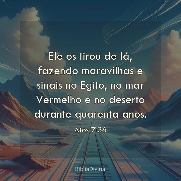 Atos 7:36