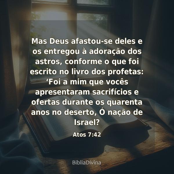 Atos 7:42