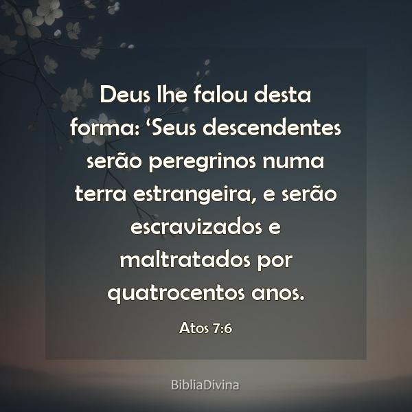 Atos 7:6