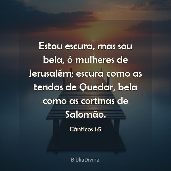 Cânticos 1:5