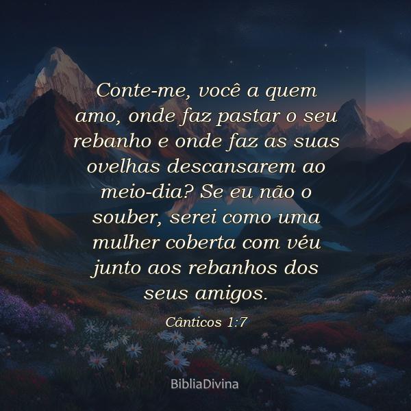 Cânticos 1:7