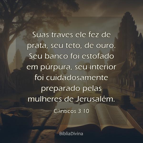 Cânticos 3:10