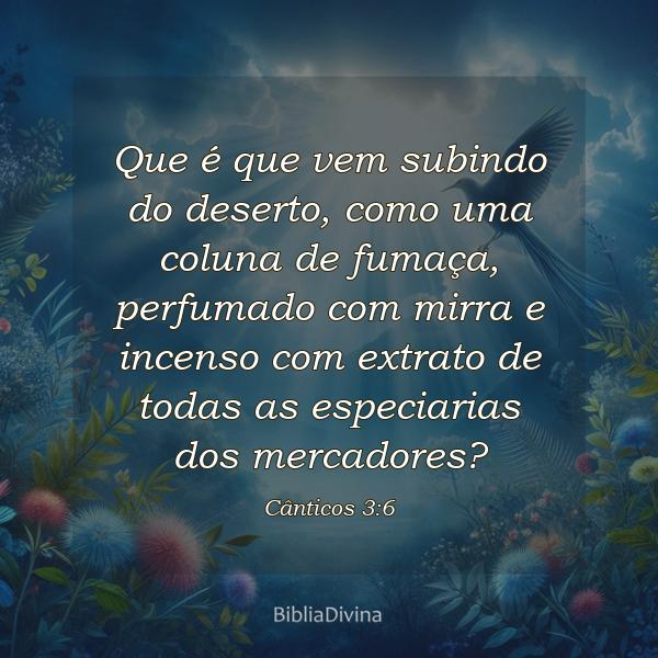 Cânticos 3:6